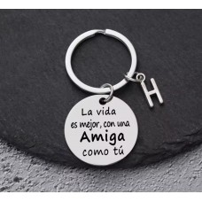 Llavero Metálico Mejor Amiga Bff Amistad Llaves